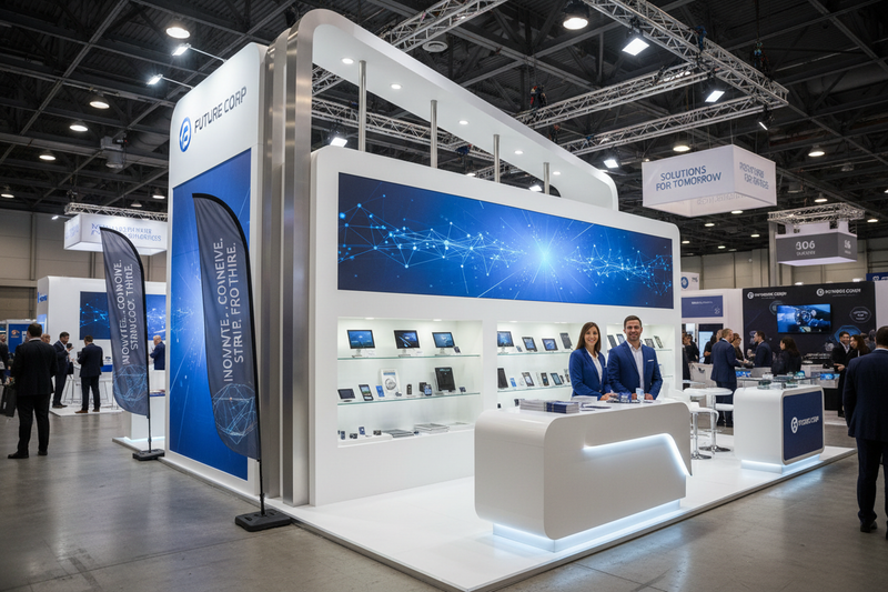 comercial stand on event